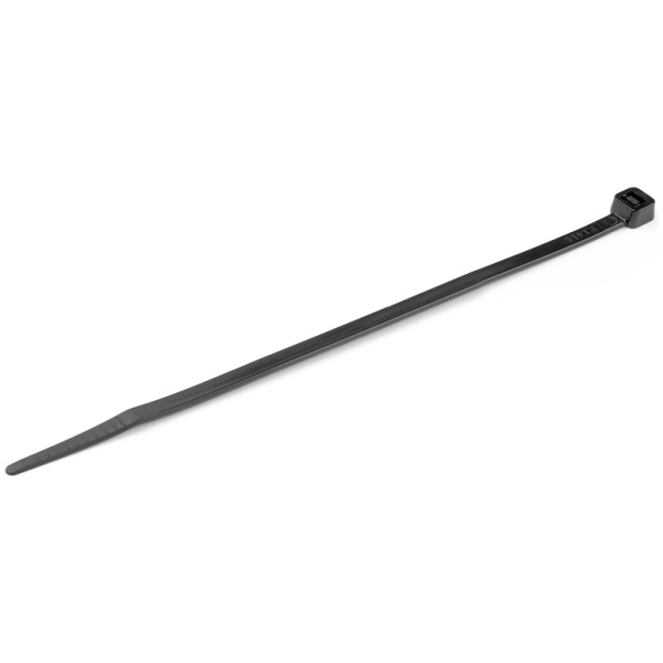 POWERTECH δεματικά καλωδίων TIES-066, 200x6.0mm, μαύρα, 100τμχ