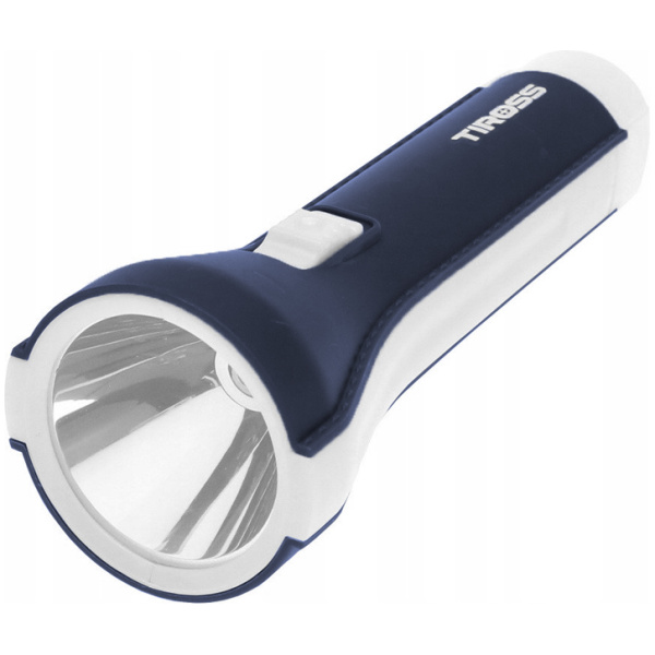 TIROSS φορητός φακός LED TS-2205, 60lm + 35lm, μπλε
