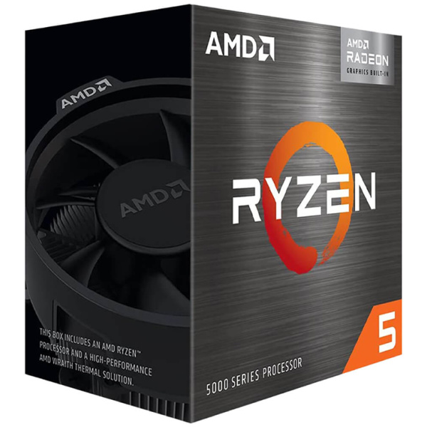 AMD CPU Ryzen 5 5600G, 3.9GHz, 6 Cores, AM4, 19MB, Wraith Stealth cooler