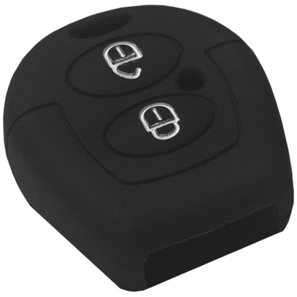 Θήκη κλειδιού για αυτοκίνητα Volkswagen 1001-08, εύκαμπτη, μαύρη