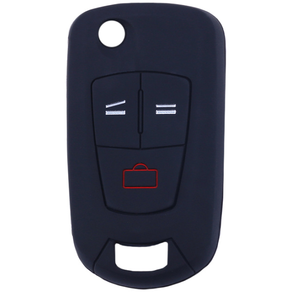 Θήκη κλειδιού για αυτοκίνητα Opel 1005-02, εύκαμπτη, μαύρη