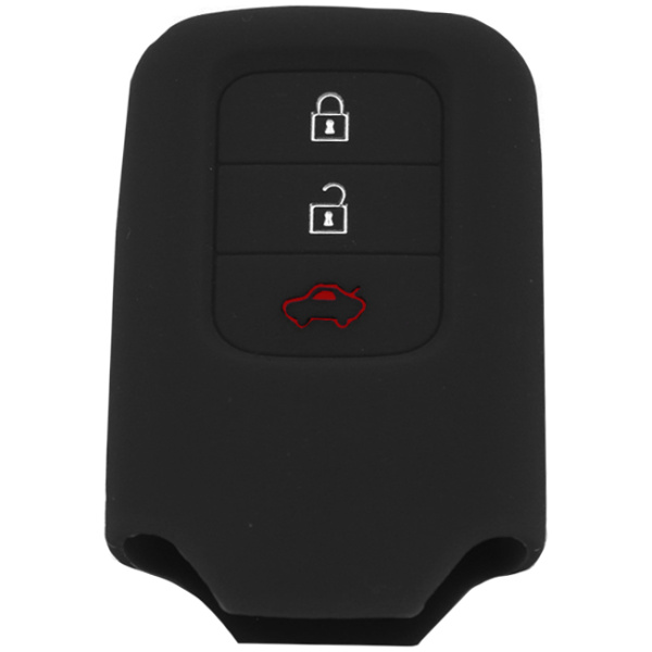 Θήκη κλειδιού για αυτοκίνητα Honda 1014-01, εύκαμπτη, μαύρη
