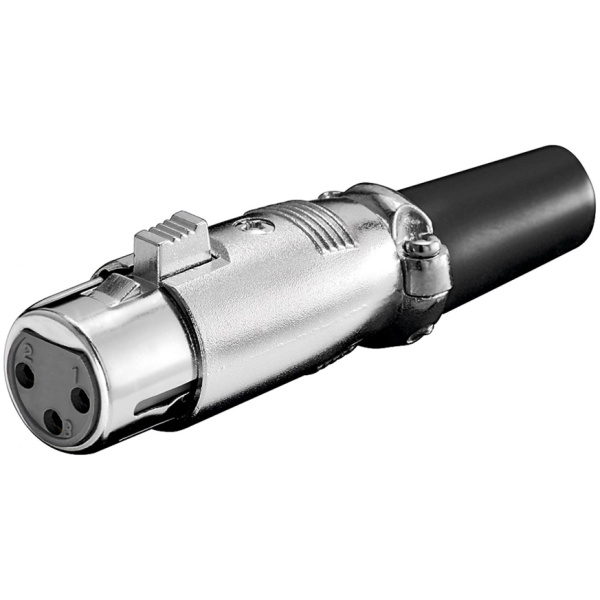 GOOBAY βύσμα μικροφώνου 11223, 3 pin, μεταλλικό