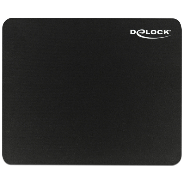 DELOCK mouse pad 12005, 22x18x0.2cm, μαύρο