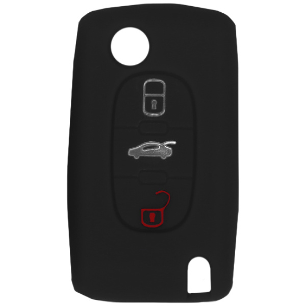 Θήκη κλειδιού για αυτοκίνητα Alfa Romeo 2012-01, εύκαμπτη, μαύρη