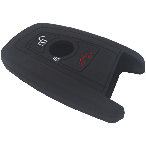 Θήκη κλειδιού για αυτοκίνητα BMW 2013-01, εύκαμπτη, μαύρη