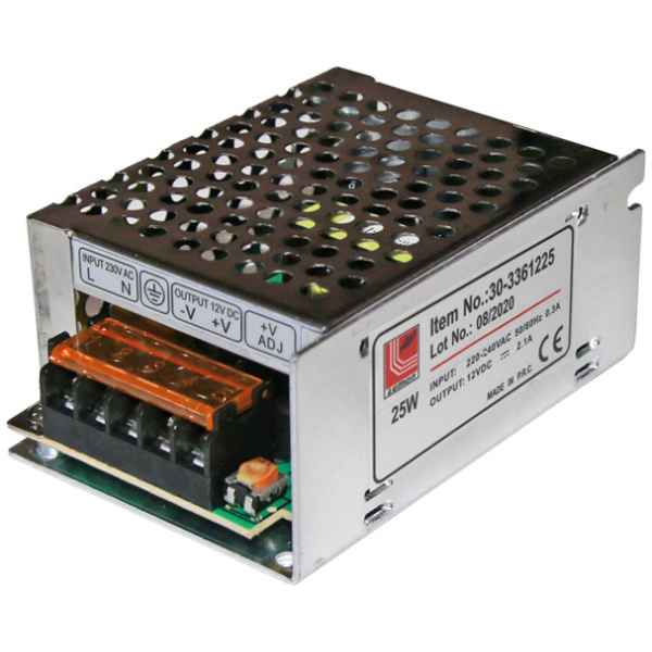 ADELEQ τροφοδοτικό DC 30-3361225, 240V, 12VDC, 0.3A, 25W