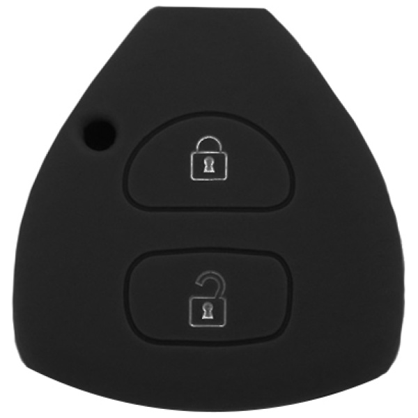 Θήκη κλειδιού για αυτοκίνητα Toyota 3006-02, εύκαμπτη, μαύρη