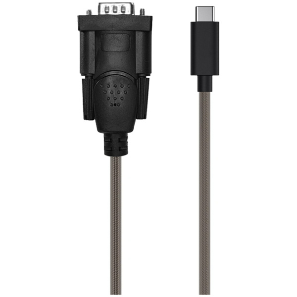 CABLETIME καλώδιο USB-C σε RS232 UCRS232, 28AWG, 1m, διάφανες-μαύρο