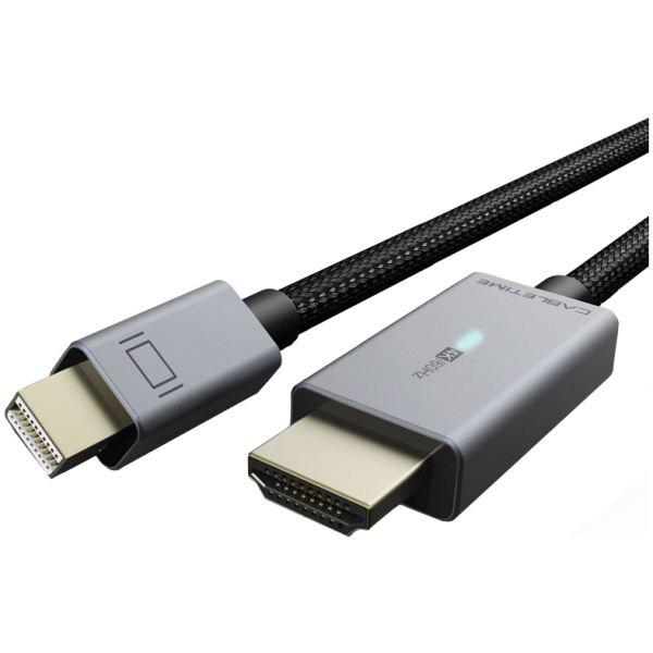 CABLETIME καλώδιο mini DisplayPort σε HDMI CT-P03G4K, 4K, 1.8m, μαύρο