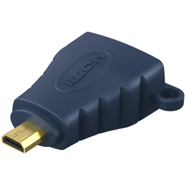CABLETIME αντάπτορας micro HDMI σε HDMI HA16R, 4K/60Hz, μπλε