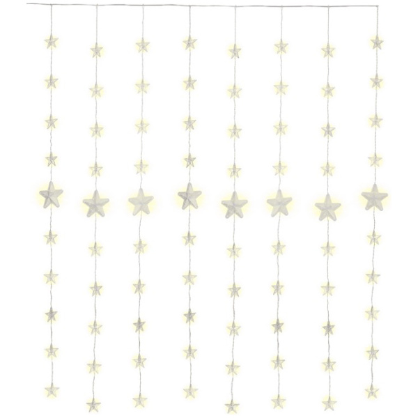 GOOBAY LED λαμπάκια κουρτίνα 57941, 3000K, 6.05m, IP44, 31V, 80 LED