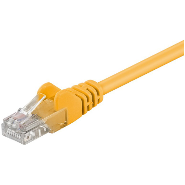 GOOBAY καλώδιο δικτύου 68356, CAT 5e U/UTP, CCA, 2m, κίτρινο