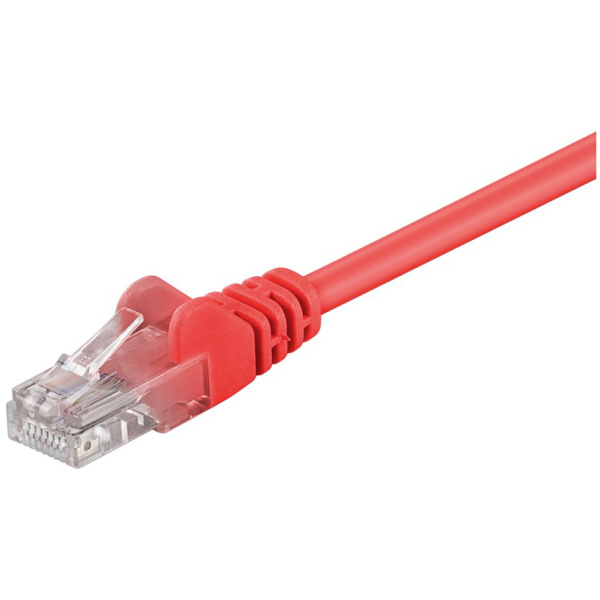 GOOBAY καλώδιο δικτύου 68379, CAT 5e U/UTP, CCA, 5m, κόκκινο