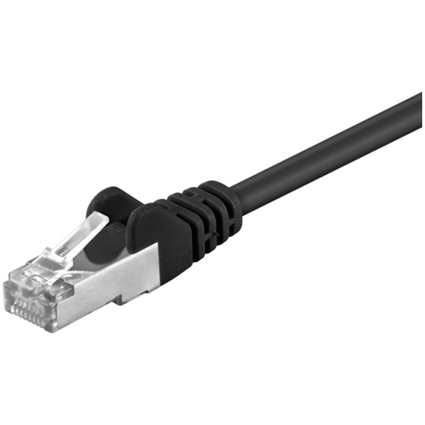 GOOBAY καλώδιο δικτύου 68658, CAT 5e F/UTP, CCA, 100MHz, 2m, μαύρο