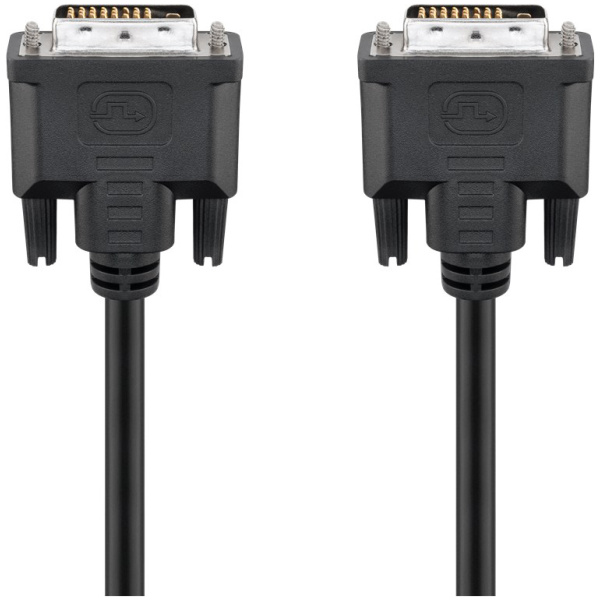 GOOBAY καλώδιο DVI-D 24+1 93573, 30AWG, Full HD, 1.8m, μαύρο