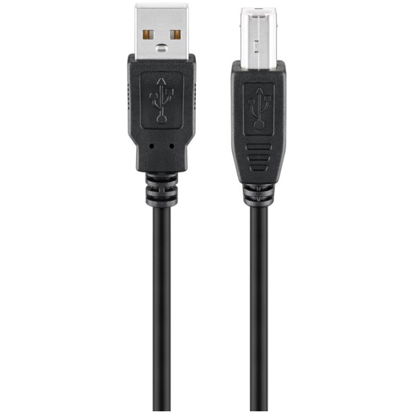 GOOBAY καλώδιο USB 2.0 σε USB Type B 93596, 1.8m, μαύρο
