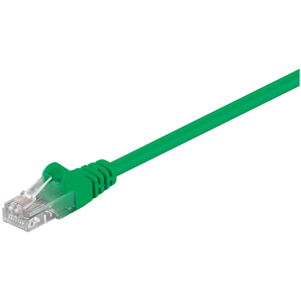 GΟOBAY καλώδιο δικτύου 95558, CAT 5e U/UTP, CCA, PVC, 1.5m, πράσινο