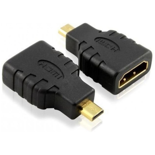 POWERTECH αντάπτορας micro HDMI σε HDMI ADA-H002, μαύρος