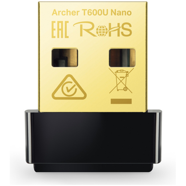 TP-LINK ασύρματος USB αντάπτορας δικτύου Archer T600U Nano, 600Mbps, V.1
