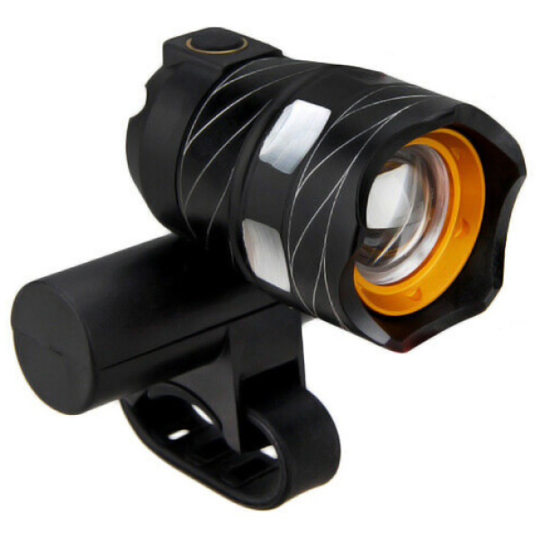 Εμπρόσθιο φως ποδηλάτου BIKE-0028, 1500LM, 300m, IPX-6, μαύρο