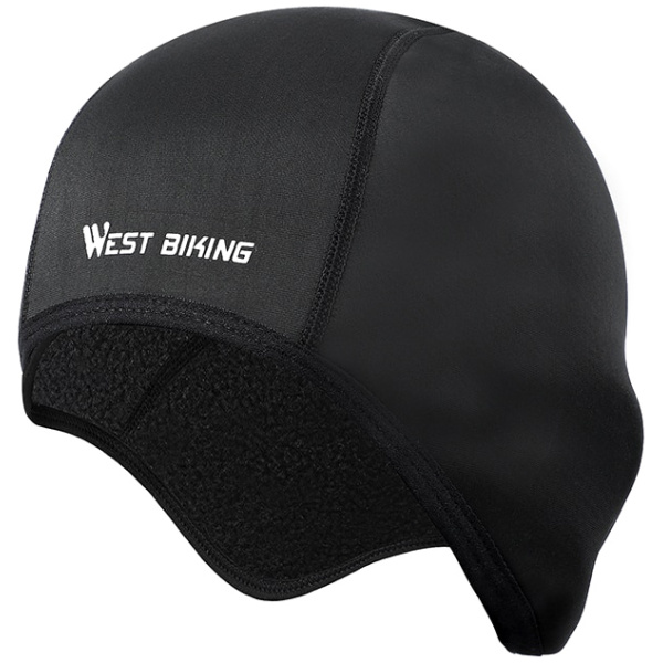 WEST BIKING ποδηλατικός σκούφος BIKE-0037, μαύρος