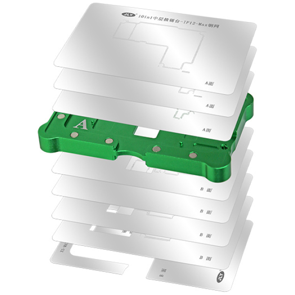 JLY βάση επισκευής motherboard BST-1023APLUS για iPhone, με BGA stencils