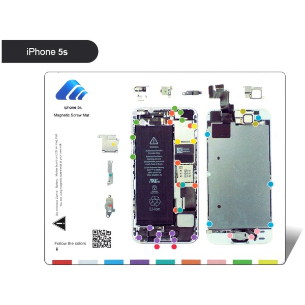 BEST Μαγνητικό υπόστρωμα διαχείρισης βιδών BST-111-IP5S, για iPhone 5S