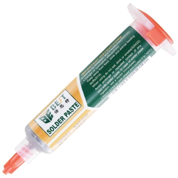 BEST Solder Paste BST-510, Sn/63/Pb37, 10cc