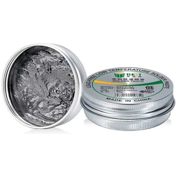 BEST πάστα συγκόλλησης BST-706A, lead-free, low temperature 138°, 50g