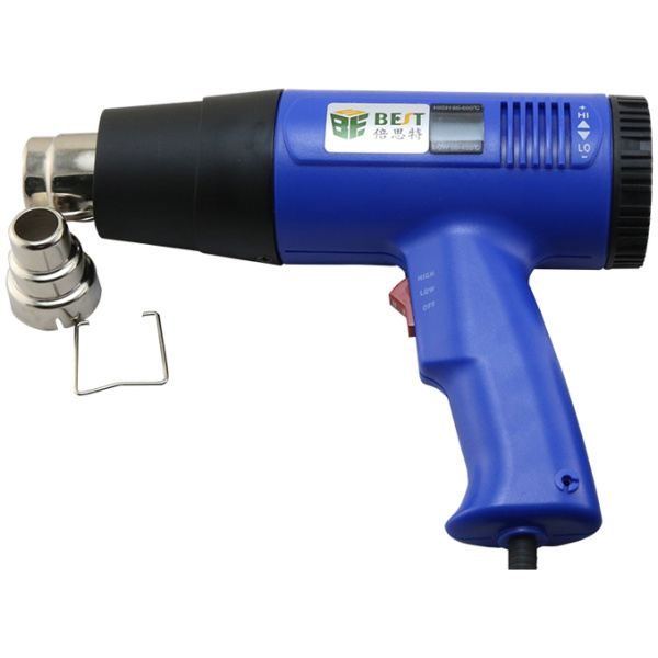 BEST Πιστόλι θερμού αέρα BST-8016D, LCD, 1600W, μπλε