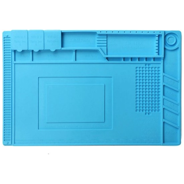 BEST βάση εργασίας S-160, αντιστατική, ελαστική, 30 x 45cm, μπλε