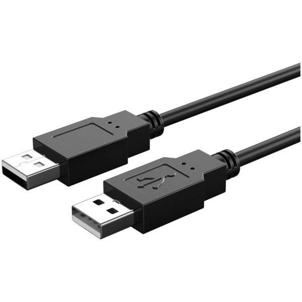 CABLETIME καλώδιο USB 2.0 C161-AMAM, 480Mbps, 0.5m, μαύρο