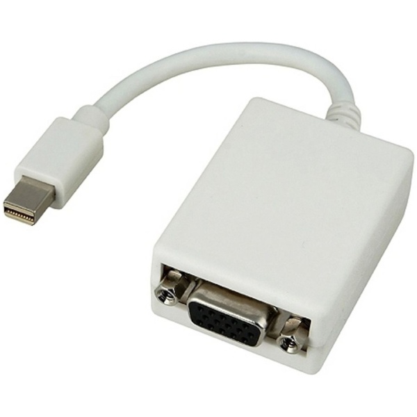 POWERTECH αντάπτορας mini DisplayPort σε VGA CAB-DP015, 0.20m, λευκός