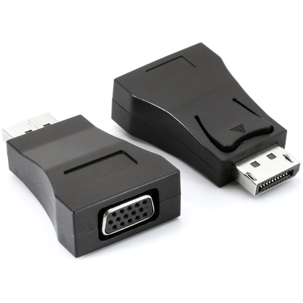POWERTECH Αντάπτορας DisplayPort (M) σε VGA (F) CAB-DP035, μαύρο