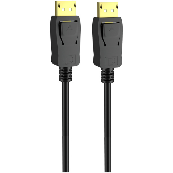 POWERTECH καλώδιο DisplayPort 1.2 CAB-DP045, 4K/60Hz, copper, 2m, μαύρο