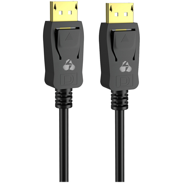 POWERTECH καλώδιο DisplayPort 1.2V CAB-DP049, copper, 4K/60Hz, 5m, μαύρο