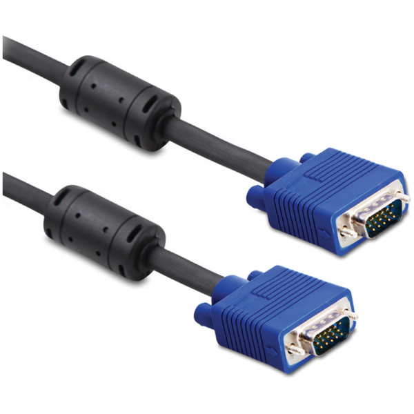 POWERTECH καλώδιο VGA CAB-G013, Full HD, CCS, 3+6, 5m, μαύρο