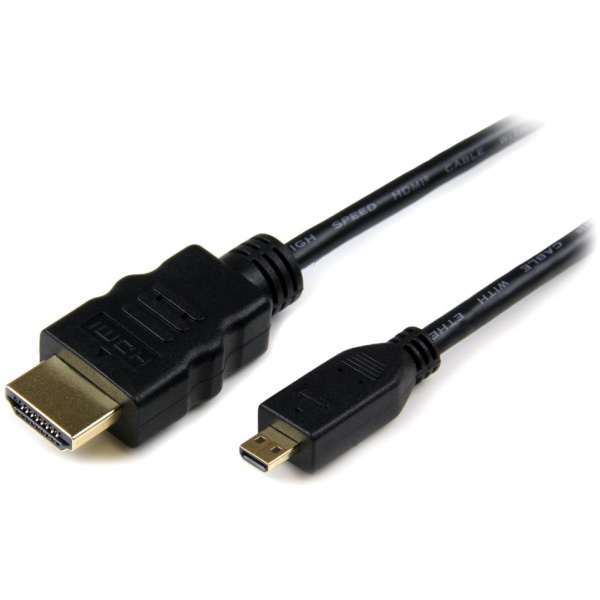 POWERTECH καλώδιο micro HDMI σε HDMI CAB-H007 με Ethernet, 1.5m, μαύρο