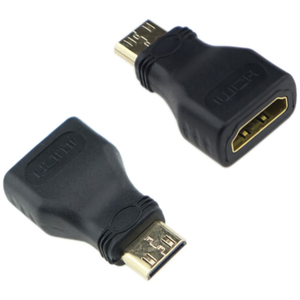 POWERTECH αντάπτορας mini HDMI σε HDMI CAB-H025, μαύρος