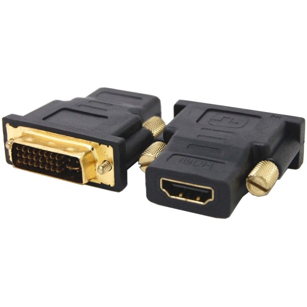 POWERTECH αντάπτορας DVI-I αρσενικό σε HDMI θηλυκό CAB-H056, μαύρος