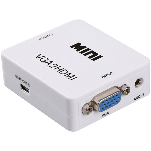 POWERTECH Video Converter VGA & 3.5mm Audio σε HDMI CAB-H107, Full HD