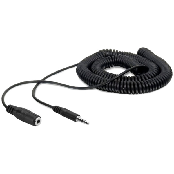 POWERTECH καλώδιο 3.5mm αρσενικό σε θηλυκό CAB-J045, 3 pin, 3m, μαύρο