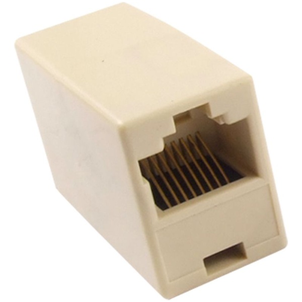 POWERTECH RJ45 εξάρτημα UTP μούφα CAB-N040, θηλυκό/θηλυκό, 8p8c, λευκό