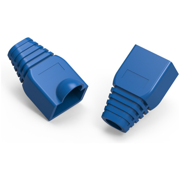 POWERTECH κάλυμμα για βύσμα δικτύου RJ45 CAB-N092, μπλε, 10τμχ