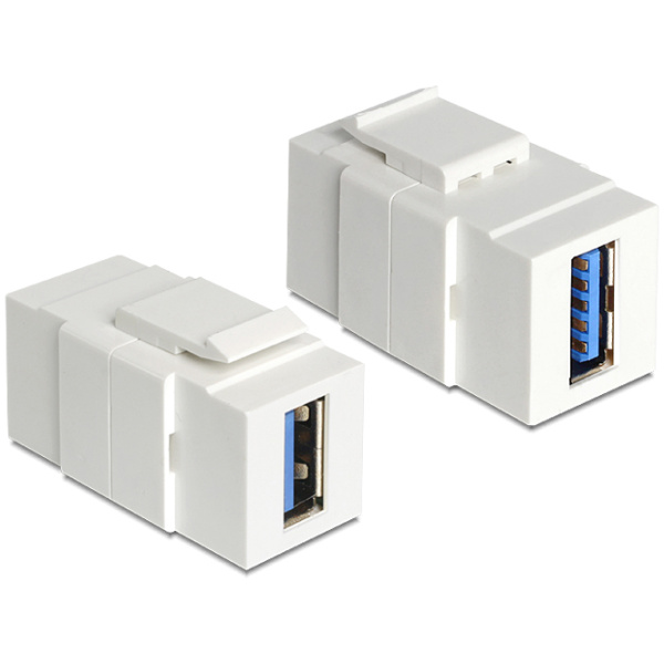 POWERTECH USB 3.0 adapter CAB-N152 για patch panel, λευκό