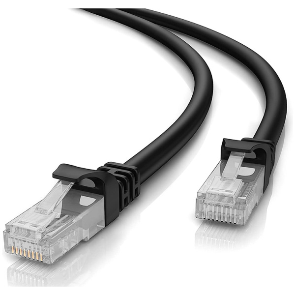 POWERTECH καλώδιο δικτύου CAB-N199, Cat 5e U/UTP, CCA 26AWG, 3m, μαύρο