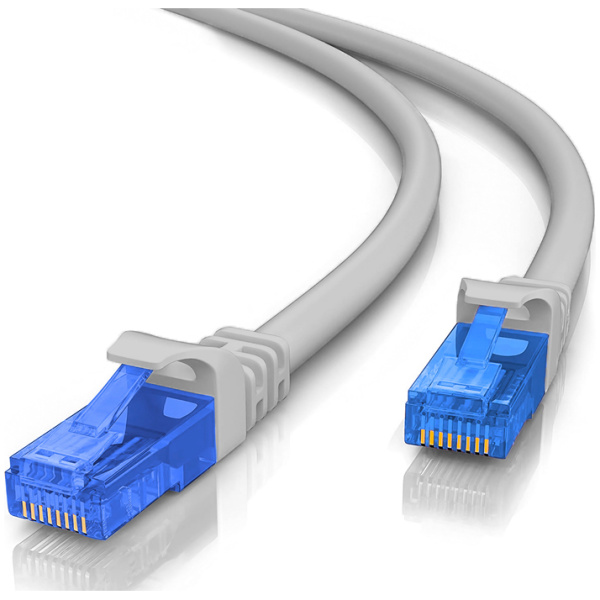 POWERTECH καλώδιο δικτύου CAB-N242, Cat 6 U/UTP, CCA 24AWG, 2m, γκρι