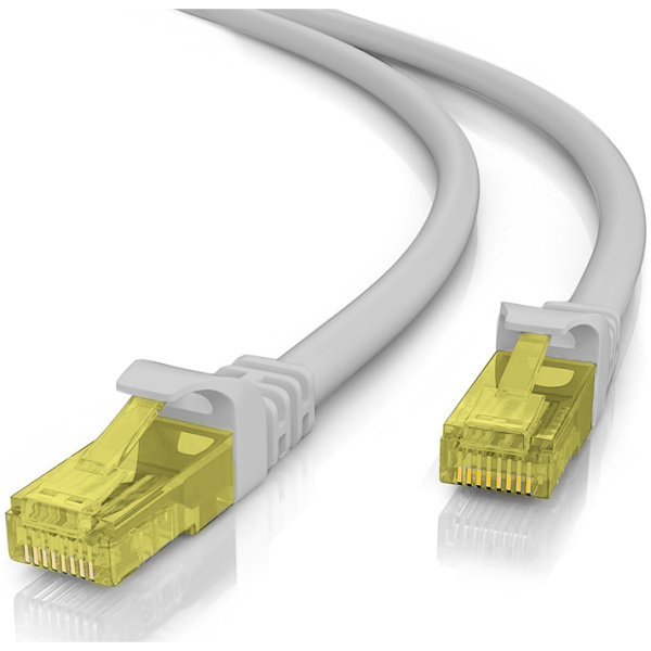 POWERTECH καλώδιο δικτύου CAB-N261, Cat 5e U/UTP, copper, 0.25m, γκρι