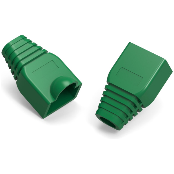 POWERTECH κάλυμμα για βύσμα δικτύου RJ45 CAB-N285 πράσινο, 10τμχ